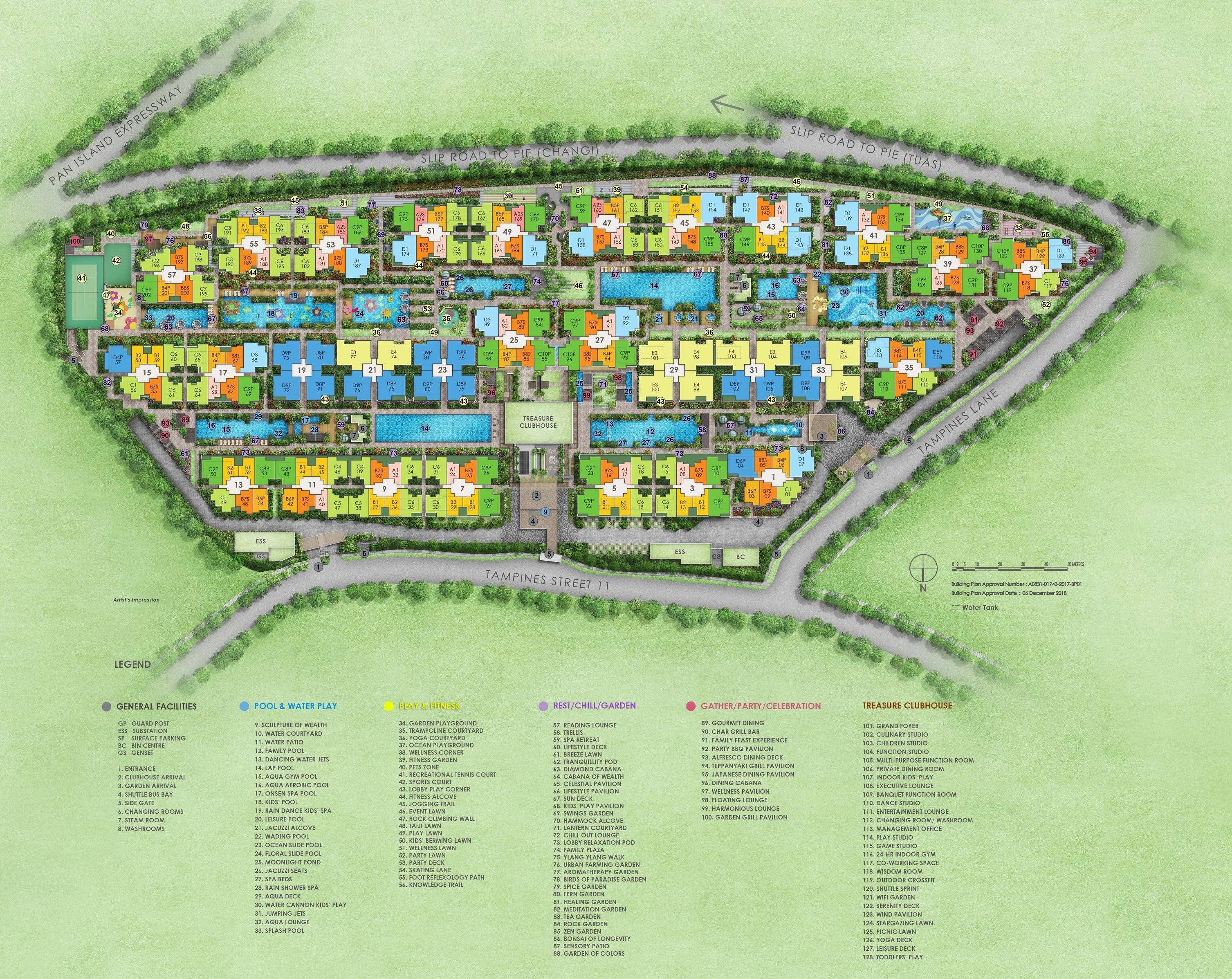 Treasure At Tampines Site Plan